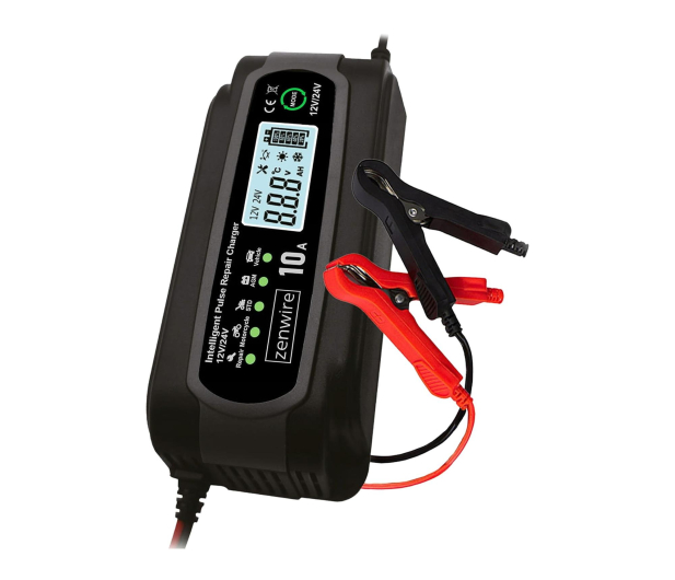 Zenwire Ładowarka Akumulatorów Samochodowych 12V 24V 10A JMD-10 - 1604684 - zdjęcie